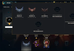 Prata 3 com 70 Champs e 44 Skins ( Mais de 50 Jogos )