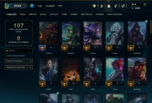 Prata 3 com 70 Champs e 44 Skins ( Mais de 50 Jogos ) - League of Legends LOL