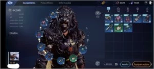 Mir4 conta Lv 63 - 64k power