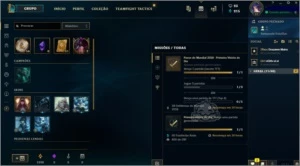 CONTA PLAT 1 - League of Legends LOL