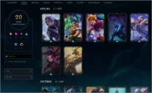 GOLD 1 - 43 CHAMPS - 20 SKINS - EZREAL PULSEFIRE - League of Legends LOL
