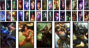 CONTA LV 30 30 CHAMP E 5 SKINS - League of Legends LOL