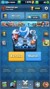conta de Clash Royale arena 8,com 6 lendária e level 9