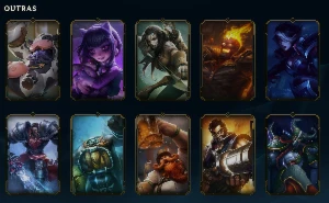 Conta LoL Full Acesso - 133 Champs e 53 Skins - Rammus Rei - League of Legends