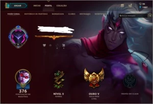 Conta Gold 5 [Borda de Ouro] - League of Legends LOL