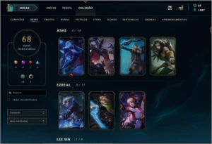 Conta Gold 5 [Borda de Ouro] - League of Legends LOL