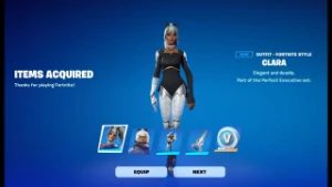 Pacote Fortnite - Perfect Execution Pack + 600 V-Bucks