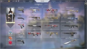 CONTA DE VALORANT COM MUITAS SKINS, GASTEI R$1000+ - League of Legends LOL