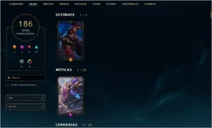 Conta de League of Legends LOL
