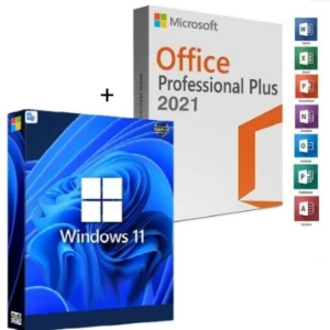 Licenças Windows 11 Pro + Microsoft Office 2021 Pro Plus - Softwares e Licenças