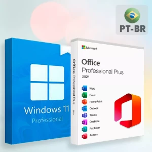 Licenças Windows 11 Pro + Microsoft Office 2021 Pro Plus - Softwares e Licenças