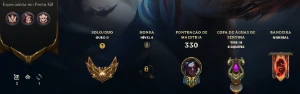 Conta de Lol Diversas Skins MMR de Platina 3 - League of Legends