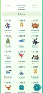 Conta Pokémon GO nivel 48 com Pokes RAROS