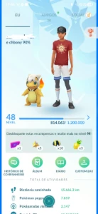 Conta Pokémon GO nivel 48 com Pokes RAROS