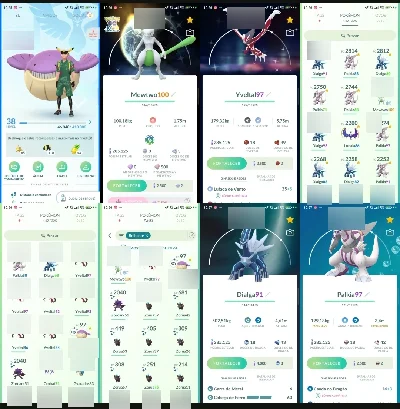 Pokémon Go LVL 38 | Mewtwo 100% shiny | Dialga e Palkia |