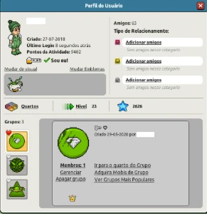 HABBO CONTA 2018