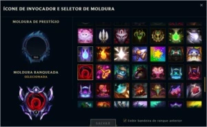 Conta League of Legends Diamante 1 121 skins, 14k E.A. LOL