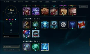 Conta De 2012 - Skins E Icones Raros - League of Legends LOL
