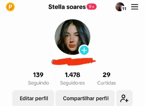 Conta Tiktok Com R$12 No Saldo Do Promover ✅ 1400 Seguidores - Redes Sociais