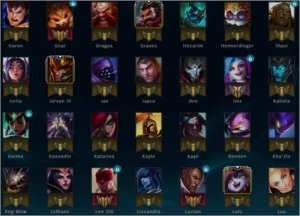 Conta Plat 5 com MUITA SKINS - League of Legends LOL
