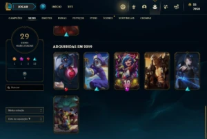 Conta de lol lvl 94 pra vender rápido - League of Legends
