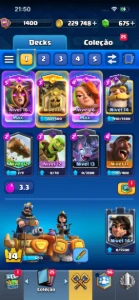 Conta de Clash | ARENA 24 | 9000 TROFÉUS - Clash Royale