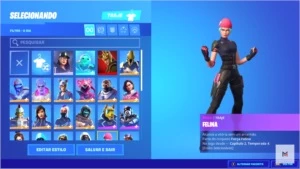 Conta Fortnite Wildcat + Minty + 52 skins!