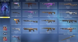 Conta Valorant Dima 3 RGX Katana + Vandal e MUITAS skins!