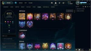 CONTA LEAGUE OF LEGENDS LVL 706 LOL