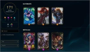 Conta Diamante com 40.000 de RP - League of Legends LOL
