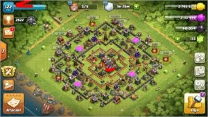 Conta Clash Of Clans CV 10