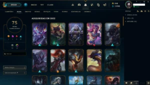 CONTA LOL DIAMANTE - League of Legends