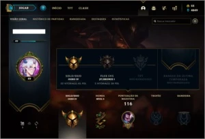 Conta ouro 4 com 53 skins e 82 champs - League of Legends LOL