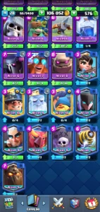 Conta de Clash Royale com 12 lendárias