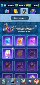 Conta de Clash Royale com 12 lendárias