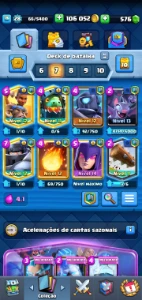 Conta de Clash Royale com 12 lendárias