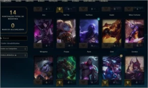 conta league of legends main adc LOL