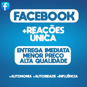 ⭐ Melhor Preço ⭐ Reações ❤️😲😂😢😡🥰 - Facebook - Redes Sociais