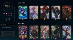 CONTA LOL DESDE SEASON 1 - VETERANA 690 SKINS - League of Legends