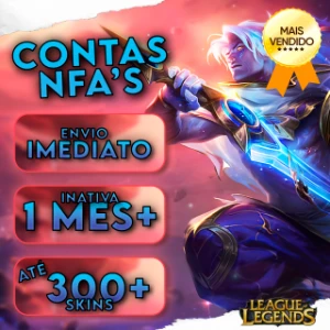 Contas NFA Inativas 1Mes+ - League of Legends  