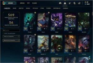 CONTA FULL CHAMPS, 122 SKINS - League of Legends LOL