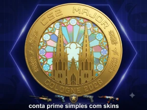 PRIME / 1 MEDALHA / 50$ SKINS / PRONTA PARA PREMIER - Counter Strike CS