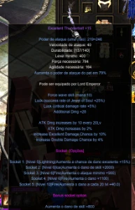 Conta Megamu Dl 200Rr Lv 1000+ - MU Online
