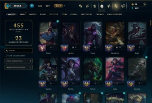 Unranked com 155 Champs e 177 Skins ( ADC / JG ) - League of Legends LOL