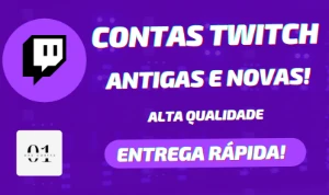 CONTAS TWITCH NOVAS + EMAIL INCLUSO + TOKEN [ALTA QUALIDADE] - Social Media