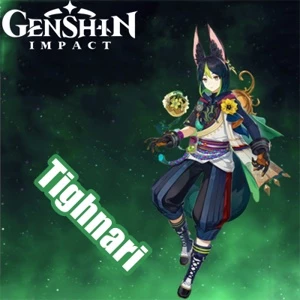 Contas Genshin Impact AR 5 com Tighnari