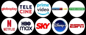 Tv Box Com Todos Os Canais Liberados Sem Mensalidades Iptv - Produtos Físicos