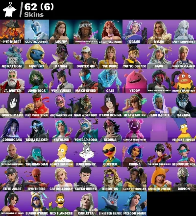 Conta Fortnite | 62 Skins | Itachi Uchiha | Entrega automáti