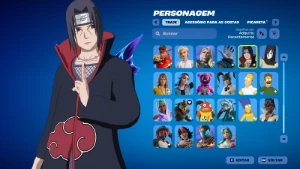 Conta Fortnite | 62 Skins | Itachi Uchiha | Entrega automáti