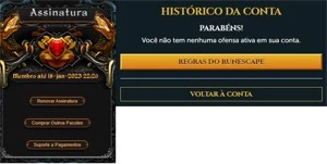 Conta RS3 Max - Runescape